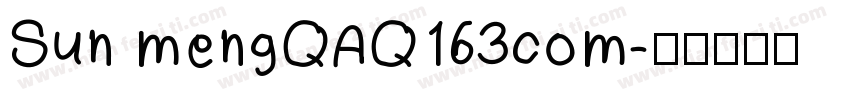 Sun mengQAQ163com字体转换